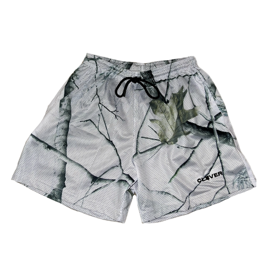 White Camo Shorts