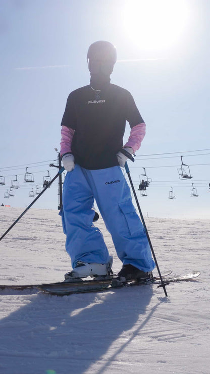 Light Blue Cargo Pants
