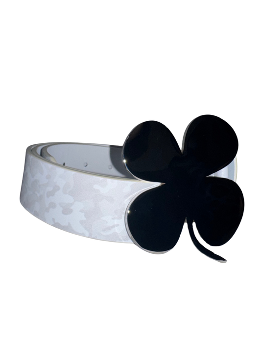 White camo belt