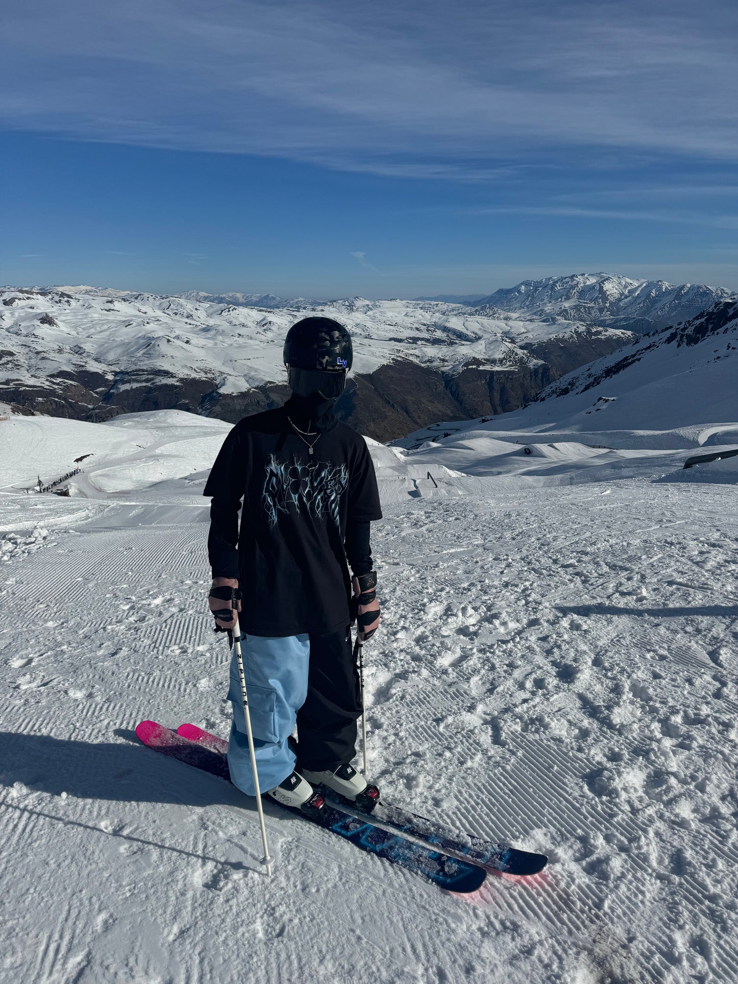 Blue & Black Snow Pants