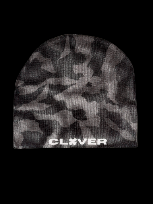 Black camo beanie