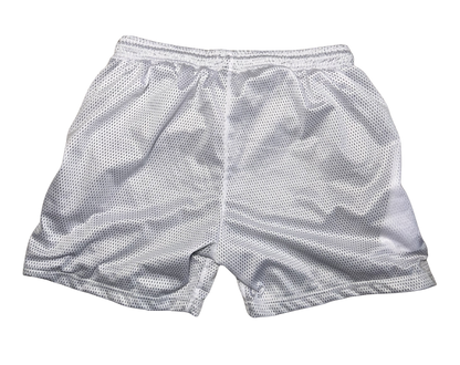 White Bolt Shorts