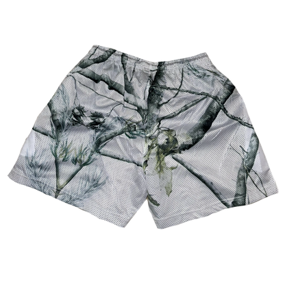 White Camo Shorts